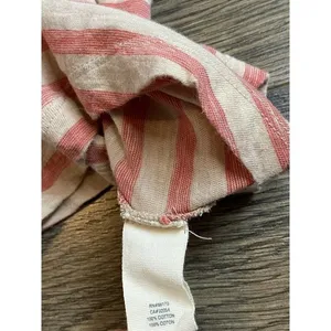EUC Womens Pilcro And The‎ Letterpress Roll Tab Stripe Top 100% Cotton Size S thumbnail 7