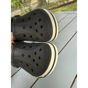 Crocs Bayaband Clogs Black White Men's 4 Women's 6 Comfort Slip On Shoes Sandals thumbnail 8