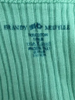 Brandy Melville Beyonca Tank Top Mint Green Ribbed NWT thumbnail 8