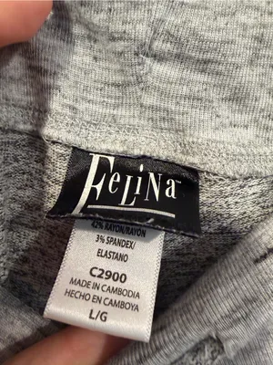 Cozy Gray Knit Felina Drawstring Lounge Pants thumbnail 2