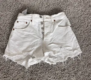 Levi’s 501 Shorts Denim High-Rise Button Fly thumbnail 1