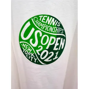 Polo Ralph Lauren US Open 2021 Tennis Ball Graphic Ringer Tank Top Size S White thumbnail 2