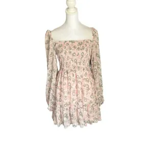 Wilfred x Aritzia -Tempest Smocked Mini Dress Sz M thumbnail 5
