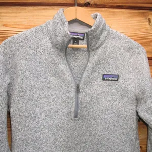 Patagonia Gray Better Sweater 1/4 zip fleece Pullover thumbnail 5