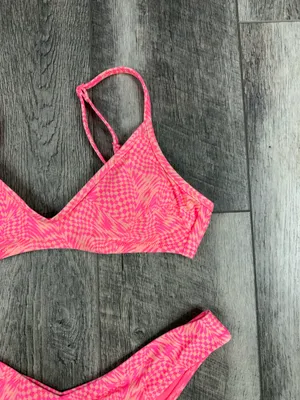 Aerie Pink Print Bikini Set thumbnail 5
