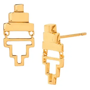 Gorjana Peytin Hinged Stud Earring 18K Gold Plated thumbnail 2