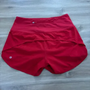 Lululemon Speed Up High-Rise Short 4" Long Dark Red Women Size 6 thumbnail 4