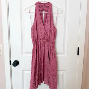Anthropologie Burnout‎ Halter Mini Dress Size Medium Romantic Coquette Fairy thumbnail 3