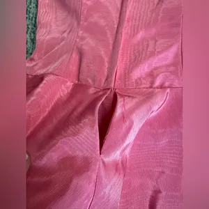 Vintage 60s pink peplum formal bridesmaid dress, size 7/8 thumbnail 12