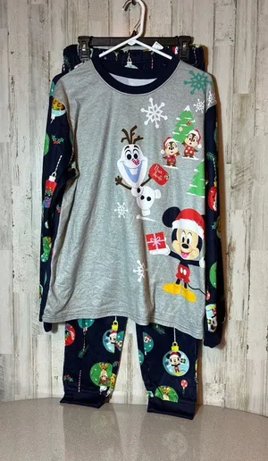 Womens Disney 100th Anniversary Pajama Set‎ Large thumbnail 1