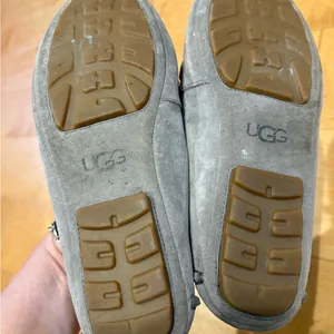 UGG suede women’s loafers shoes gray sz 8 thumbnail 5