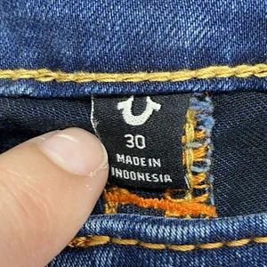 True Religion Jeans Women's 30 Jennie Curvy Mid‎ Rise Super Skinny medium wash thumbnail 8