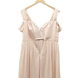 NEW Lulus Make Me Move Blush Pink Formal Floor Length Maxi Dress Size Large NWOT thumbnail 7