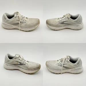 Brooks Adrenaline GTS 22 Running Shoes Womens 8 Grey White Support Sneakers thumbnail 9