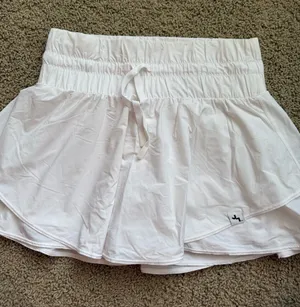 JoyLab White Athletic Skort with Built-In Short Liner thumbnail 1
