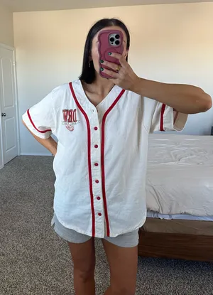 Vintage Detroit Red wings cotton jersey tee thumbnail 1