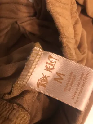Tribe Kelley Tobacco Suede Bell bottoms thumbnail 3