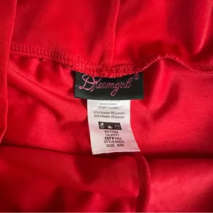 Dreamgirl Red Roxie Hot Short Shorts Costume Bottoms S / M Halloween thumbnail 4