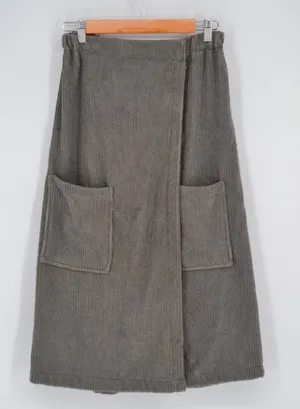 Cozy Earth Ribbed Terry Bath Wrap Charcoal XS/S thumbnail 1