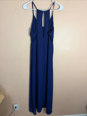 Forever 21 Cobalt Blue Spaghetti Strap Maxi Dress thumbnail 5