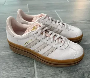 Adidas Gazelle Bold Athletic Shoe - Big Kid - Wonder Quartz / White thumbnail 1