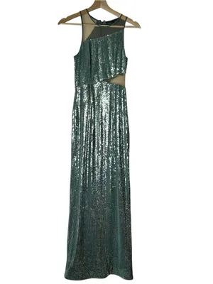 Toccin Sequin Cut Out Gown thumbnail 6