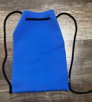 FINAL PRICE Triangl Blue Drawstring Bag thumbnail 1