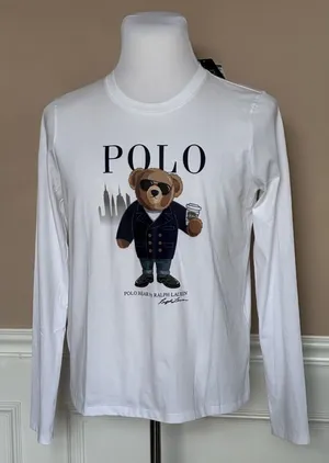 Ralph Lauren Polo bear long sleeve tee thumbnail 1