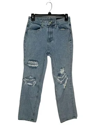 Rag & Bone Women Jeans Ankle Cigarette Madison Distressed Ripped Mid-Rise Sz. 25 thumbnail 1