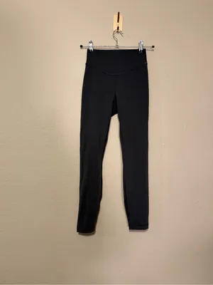 Lululemon Wunder Under SmoothCover High-Rise Tight 25" Graphite Grey Size 4 thumbnail 3
