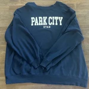 Old Navy Park City Utah Navy Crewneck Sweatshirt thumbnail 1
