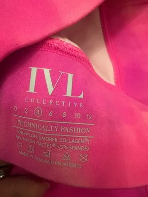 Women's Pink Tie-Dye Sports Bra - Comfortable Support thumbnail 3