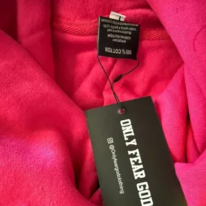 Only Fear God Pink Graphic Hoodie Pink Large NWT thumbnail 4