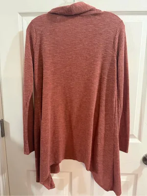 CURE. Ribbed Open Front Cardigan Size L thumbnail 6