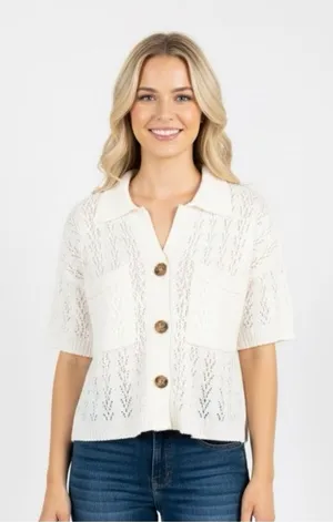 Altar'd State white lace top size xsmall thumbnail 1