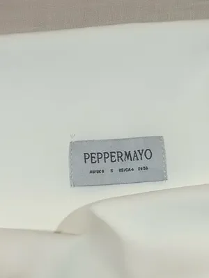 Peppermayo Morgan Off Shoulder Mini Dress Ivory thumbnail 4