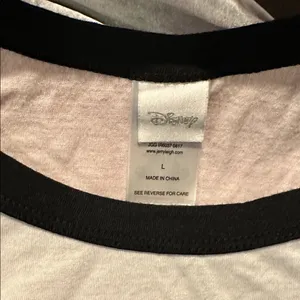 Disney Black and White Raglan with Mickey Vampire Design thumbnail 2