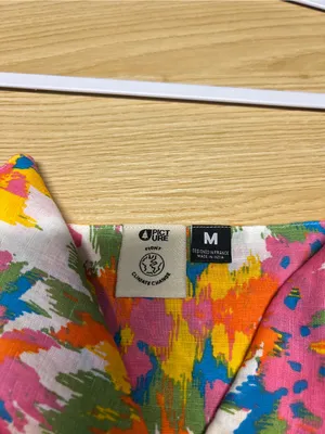 Picture Organic Clothing Bermina Alstro Print Linen Blend Dress M NWT thumbnail 9