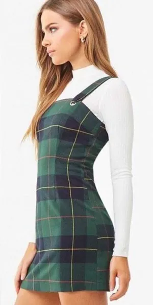 ✨Forever 21 Grommet Plaid Mini Dress✨ thumbnail 1