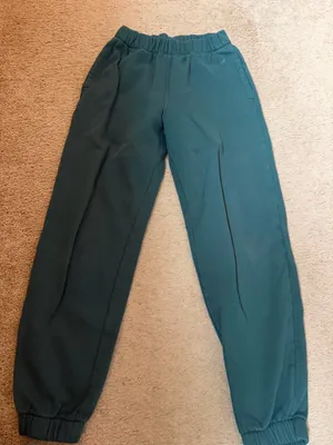 Hollister dark green cuffed sweatpants thumbnail 1