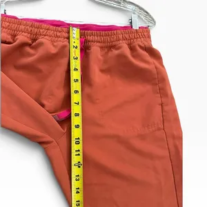 FIGS Mari Skinny Joggers Scrub Pant Terracotta Pink Drawstring size medium thumbnail 6