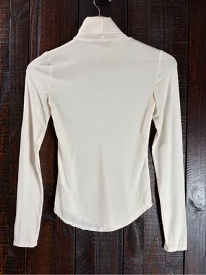 Babaton Women's Cream Long-Sleeve Turtleneck Top thumbnail 5