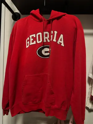 Georgia Bulldogs Champion Hoodie Red thumbnail 1