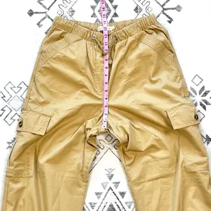 Avec Les Filles Tan Drawcord Cargo Jogger Pants Small NWT thumbnail 8