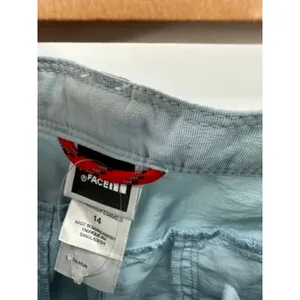 North Face Baby‎ Blue Capri Cropped Nylon Pants Outdoors Hiking Nature Women 14 thumbnail 6