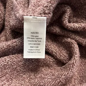 Barefoot Dreams CozyChic Lite Drape Front Calypso Wrap Purple S/M Cardigan thumbnail 5
