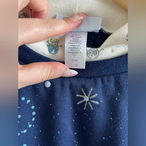 Wrangler Classic Blues Snowman Christmas Sweatshirt, Women's Size L thumbnail 9