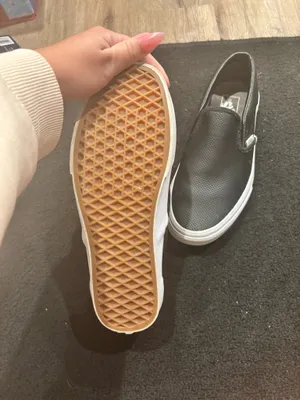 Vans Black Leather Slip-On thumbnail 2