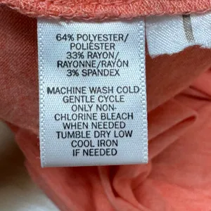 Lou & Grey Coral Heather Knit Sleeveless Drawstring Waist Knee Length Dress Med thumbnail 7