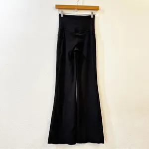 Athleta Salutation Stash Flare Pant Ribbed‎ Leggings Women's Black Size XS thumbnail 7